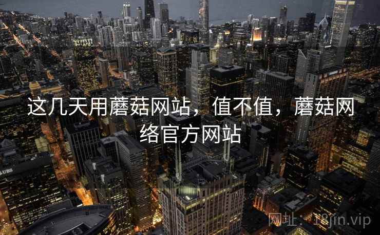 这几天用蘑菇网站，值不值，蘑菇网络官方网站