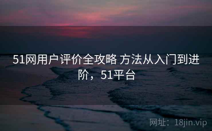 51网用户评价全攻略 方法从入门到进阶，51平台