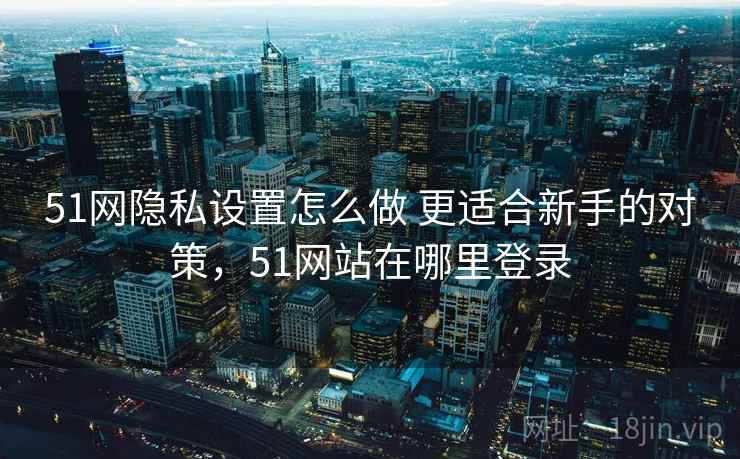 51网隐私设置怎么做 更适合新手的对策,51网站在哪里登录 51网隐私设置怎么做 更适合新手的对策,51网站在哪里登录