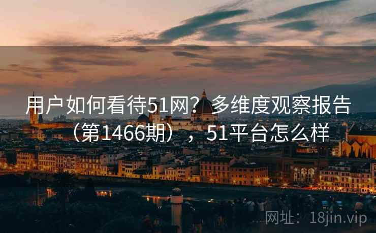 用户如何看待51网？多维度观察报告（第1466期），51平台怎么样