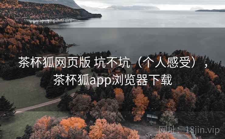 茶杯狐网页版 坑不坑（个人感受），茶杯狐app浏览器下载