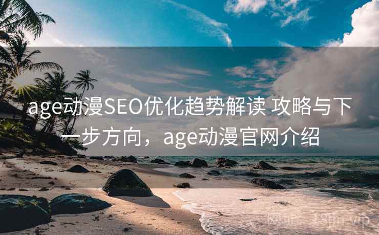 age动漫SEO优化趋势解读 攻略与下一步方向，age动漫官网介绍